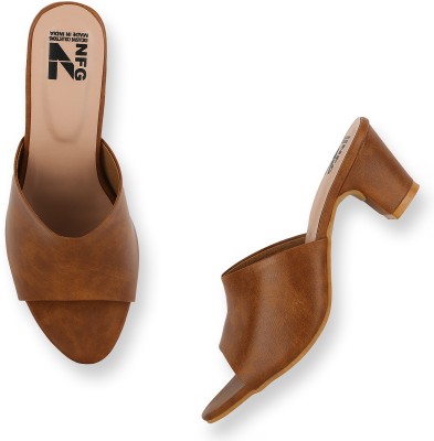 NfG Women Heels(Tan , 4)