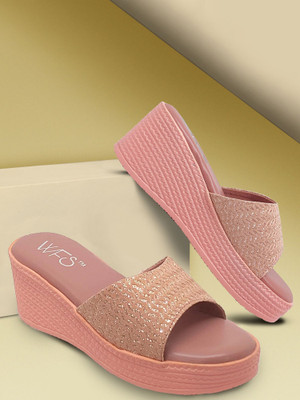 WFS Women Heels(Pink , 5)