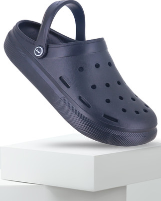 FLITE Men Clogs(Black, Black , 9)