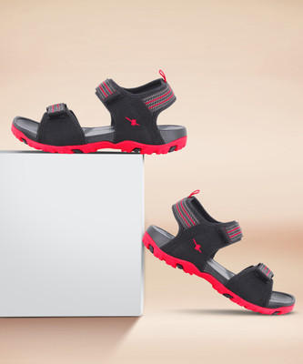 Sparx SS 562 Men Sports Sandals(Black, Red , 8)