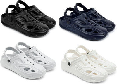 Golf Men Clogs(Black, Blue, Grey, White , 9)