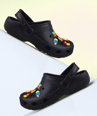 Cassiey Women Clogs(Black , 4)