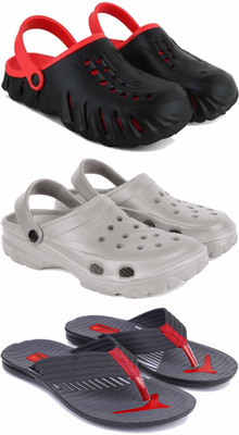 Pennen Men Clogs(Grey , 8)