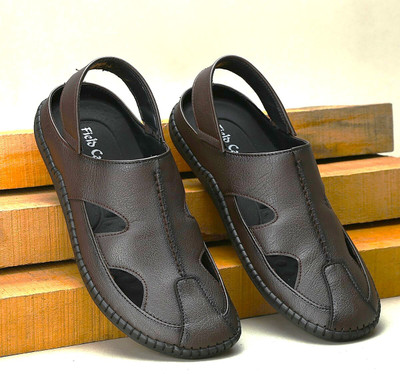Field Care Men Sandals(Brown , 7)