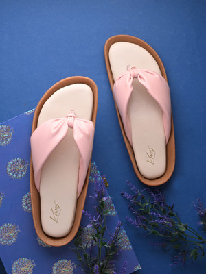 Knoos Women Flats(Pink , 5)