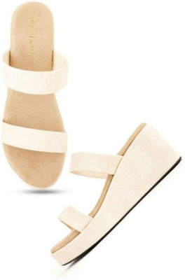 Dressberry Women Heels(Beige , 6)