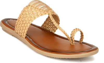 Master Gold Women Flats(White , 6)