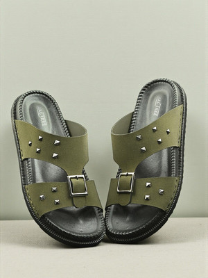 MACTREE Men Sandals(Olive , 9)