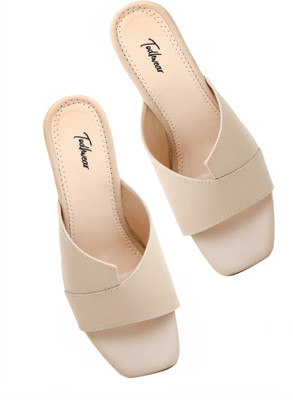 Todhwear Women Heels(Beige , 7)