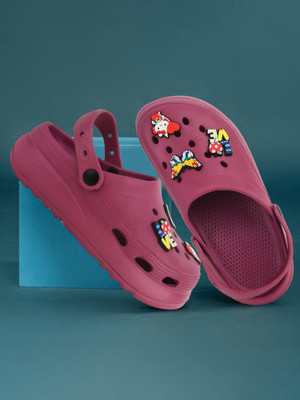 GOKIK Women Clogs(Purple , 6)
