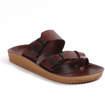 Comfro Men Casual(Brown , 10)