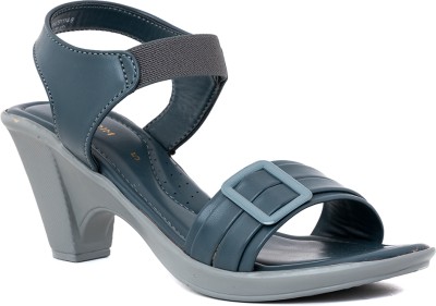 Khadim's Women Heels(Blue , 6)