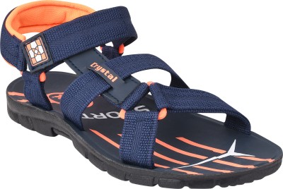 ANGO Men Sandals(Orange , 6)