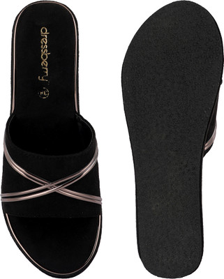 Dressberry Women Heels(Black , 8)