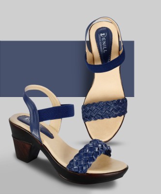 Denill Women Heels(Blue , 8)