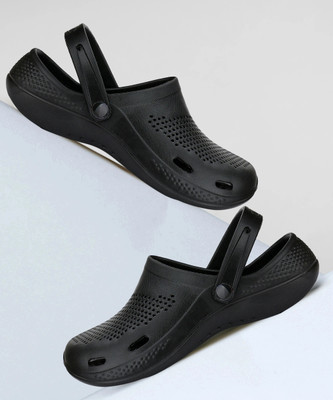 BERSACHE Men Clogs(Black , 10)