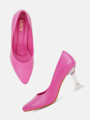 LAVIE Women Heels(Pink , 3)