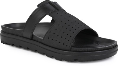 Roadster Men Sandals(Black , 6)