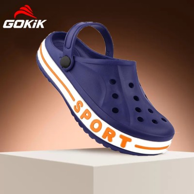 GOKIK Men Clogs(Blue , 10)