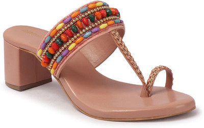 ANOUK Women Heels(Pink , 4)