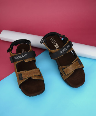 WOODLAND Men Sandals(Camel , 6)