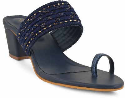 SCENTRA Women Heels(Navy , 4)