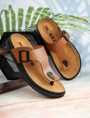 KILLER Men Sandals(Tan , 9)