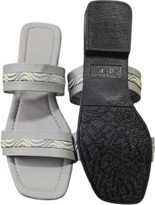 R F C Women Flats(Grey , 5)