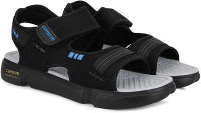 CAMPUS Men Sandals(Black , 10)