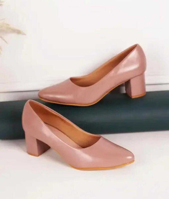 S.K.Craft Women Heels(Pink , 9)
