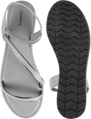Dressberry Women Flats(Grey , 7)