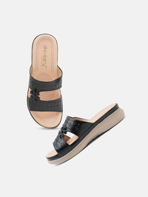 Dressberry Women Flats(Black , 7)
