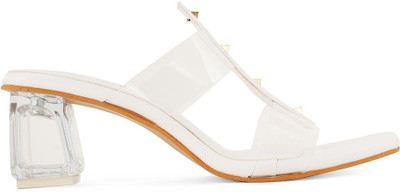 Dressberry Women Heels(White , 4)