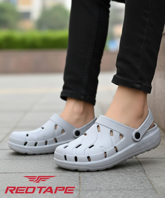 RED TAPE Men Clogs(Grey , 8)