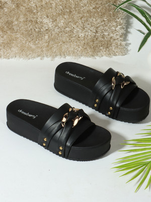 Dressberry Women Flats(Black , 8)