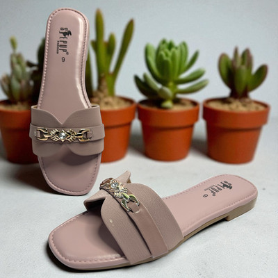 Stepup fashion Women Flats(Purple , 6)