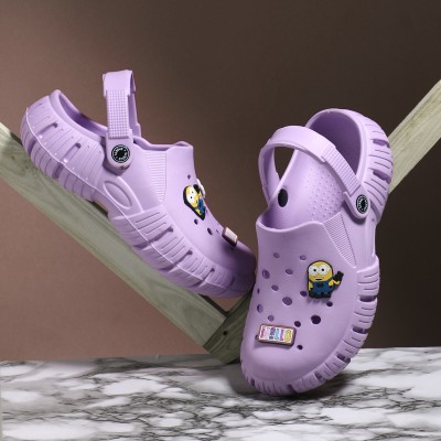 SOSU Women Water Proof | Comfort | Anti-Skid Clogs Sandal Clogs Sandal (Purple, 6) Women Clogs(Purple , 6)