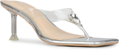 Inc.5 Women Heels(Silver , 7)