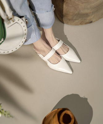 Purplehunt Women Heels(White , 6)