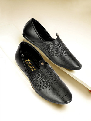 Faxian Men Sandals(Black , 9)