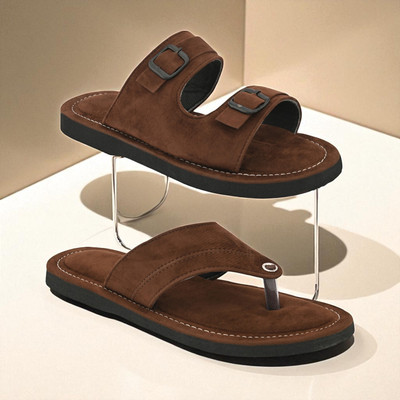 rajeraj Men Sandals(Brown , 12)