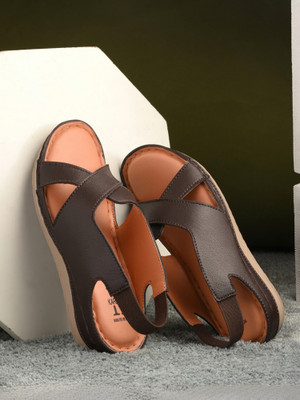KARADDI Ortho-Ease Anti-Sweat with Acupressure Women Flats(Brown , 9)