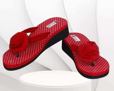 parasmisti Women Clogs(Red , 4)