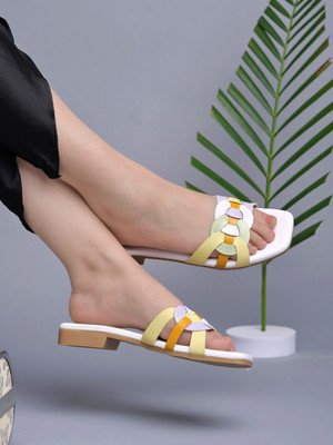 SHOETOPIA Women Flats(White , 7)