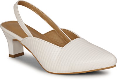 Ishransh Women White Heels
