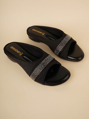 Dressberry Women Flats(Black , 6)