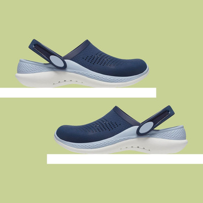 Souk LITE OFF RIDE 360 CLASSIC STRAP Men Clogs(Navy, Blue , 10)