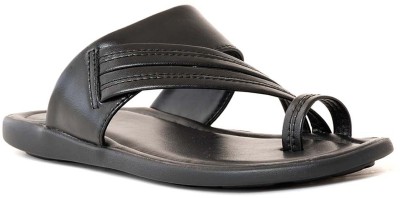 Khadim's Men Sandals(Black , 6)