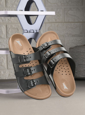 Zixer Men Sandals(Black , 6)