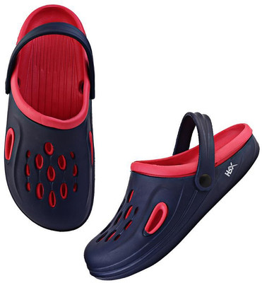 HRX by Hrithik Roshan Men Clogs(Blue, Red , 9)